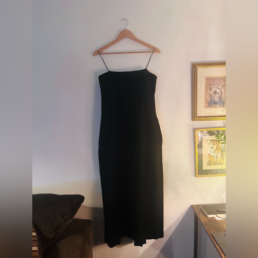 The Row Black Maxi Dress